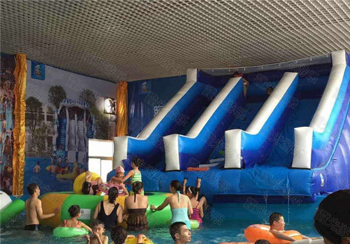 扬州充气滑梯游泳池